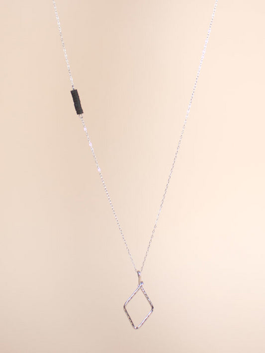 Sseko Long Silver Brave Necklace